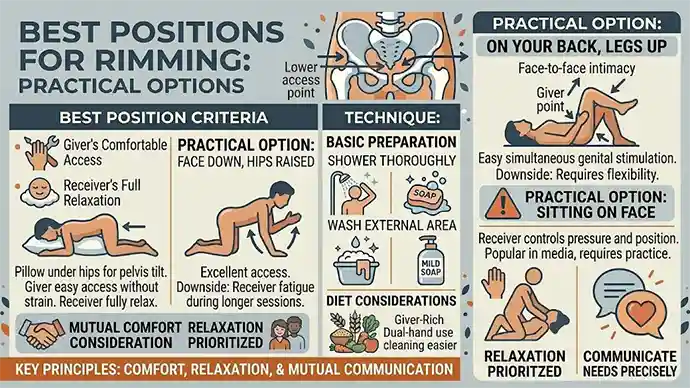 Best positions for rimming and analingus