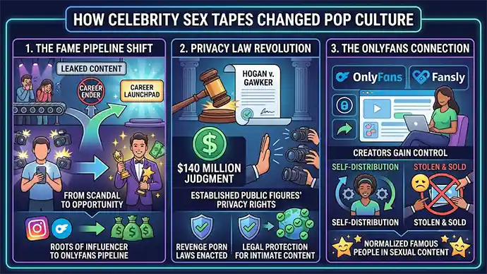 How celebrity sex tapes changed pop culture and privacy law