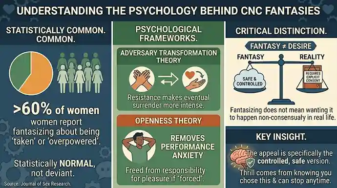 Psychology behind CNC fantasies and power exchange