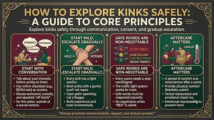 How to explore kinks safely with a partner