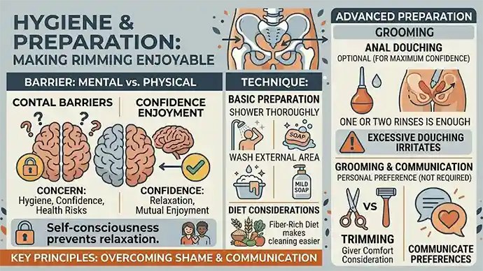 Hygiene and preparation for rimming