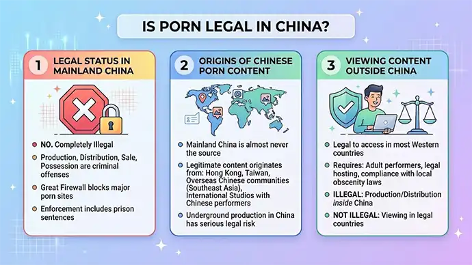 Is porn legal in China overview