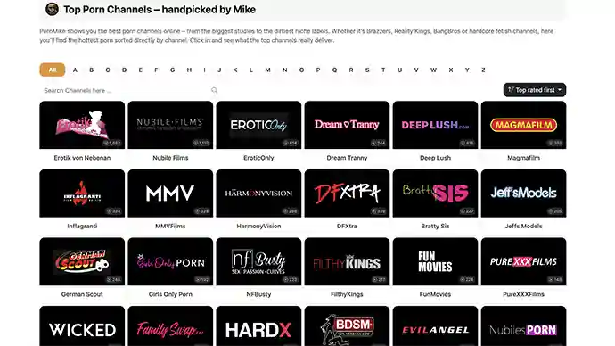 PornMike channels