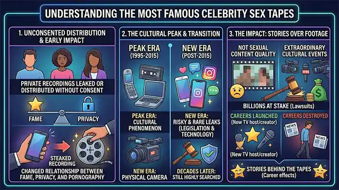 Most famous celebrity sex tapes overview