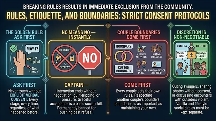 Swinging rules etiquette and boundaries