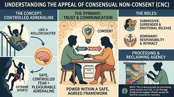 Why people enjoy CNC consensual non-consent kink
